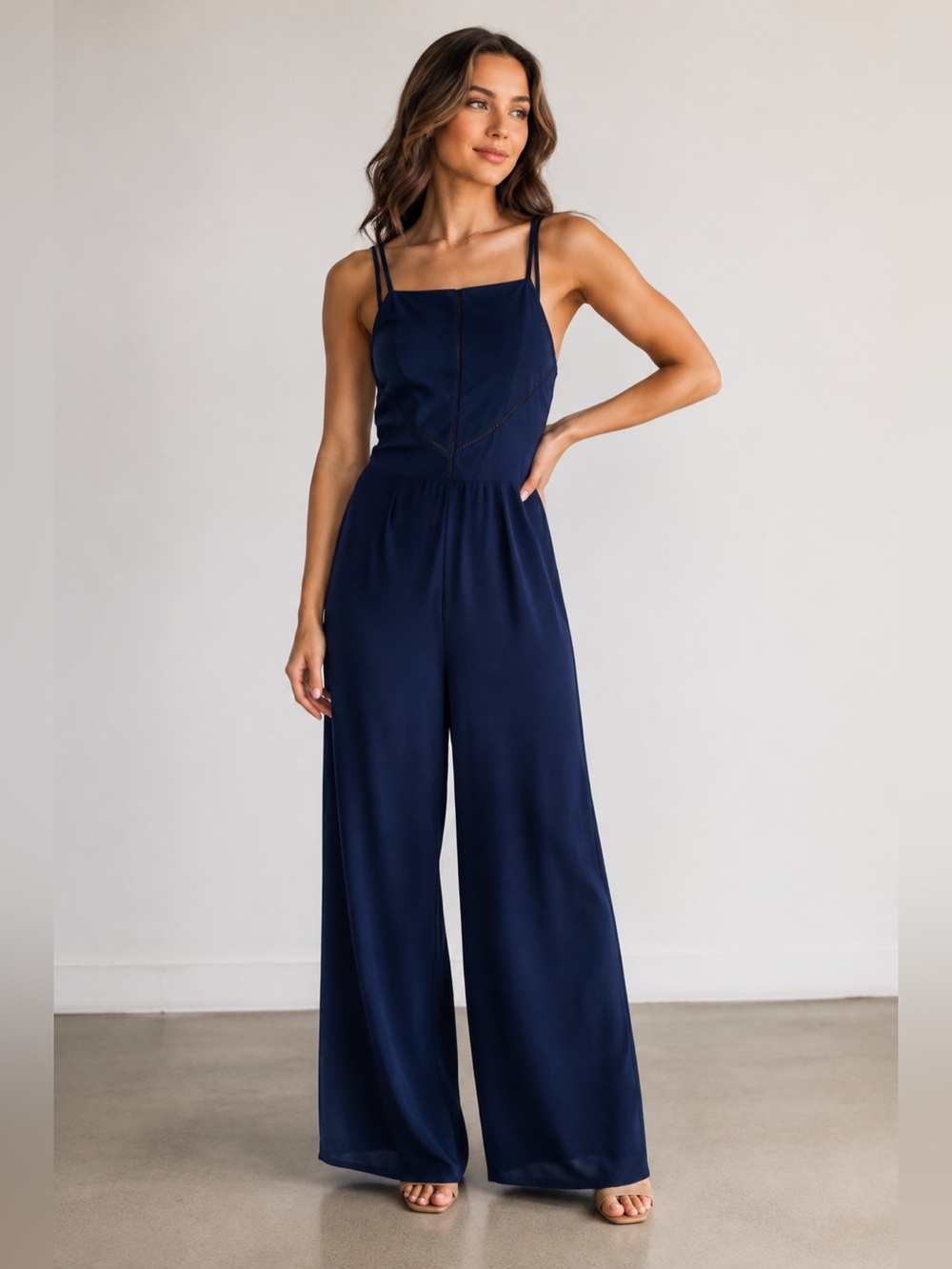 Francesca's Trixxi Navy Maxi Dress NWT Size Small